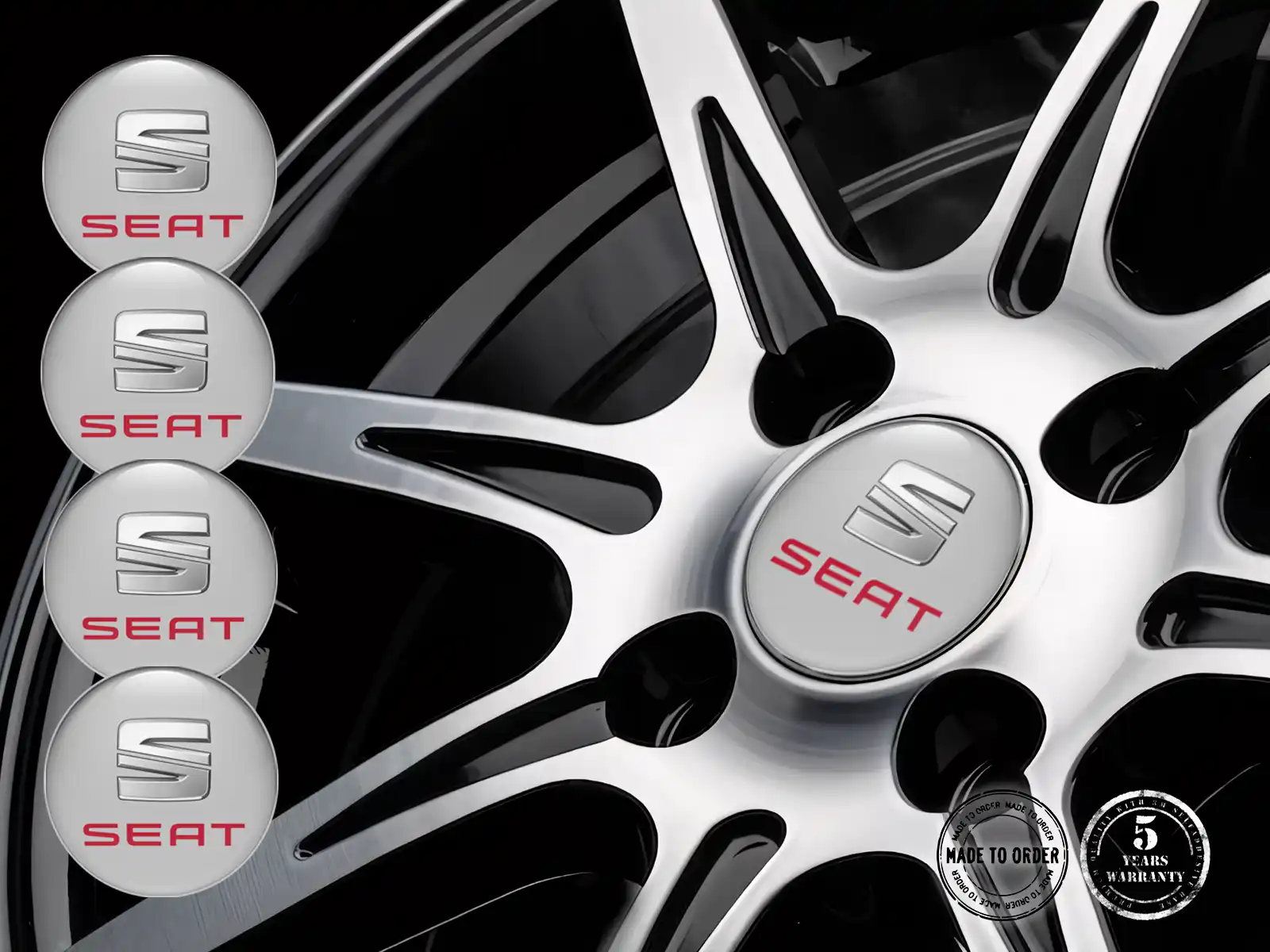 Seat Dekor für Felgen Individuelle Radembleme
